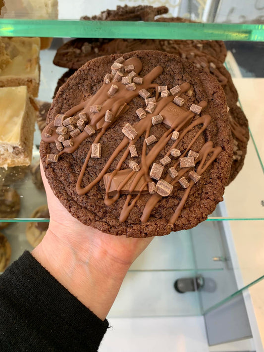 Double chocolate loaded cookies