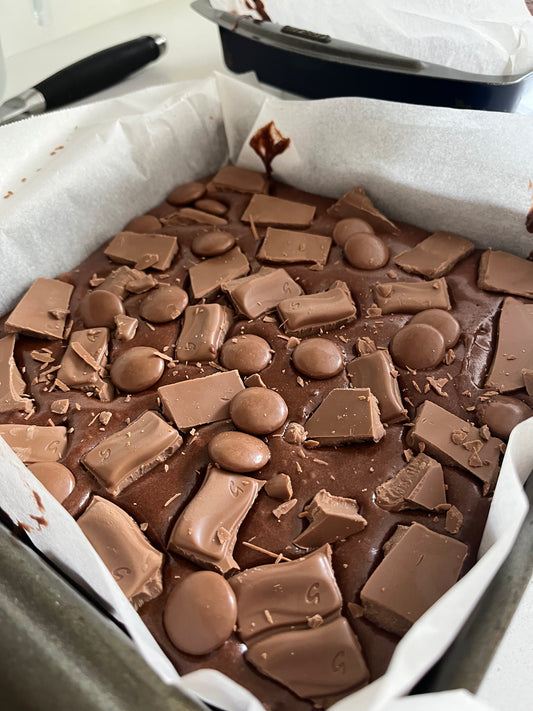 Galaxy bar Brownies